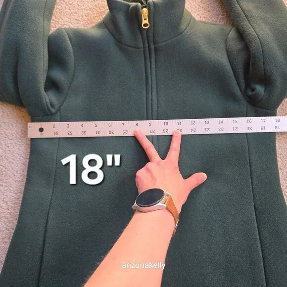 J. Crew Lodge Coat Italian Stadium Wool GREEN Size 0 Nello Gori Retail $350 - Picture 3 of 16